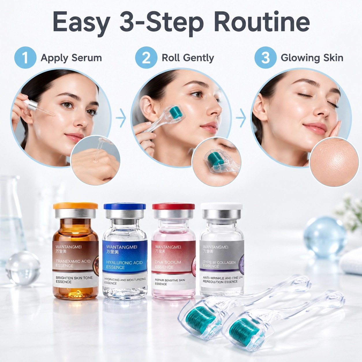 Ácido Tranexámico, Ácido Hialu - Hyaluronic Acid Facial Serum reseña y precio