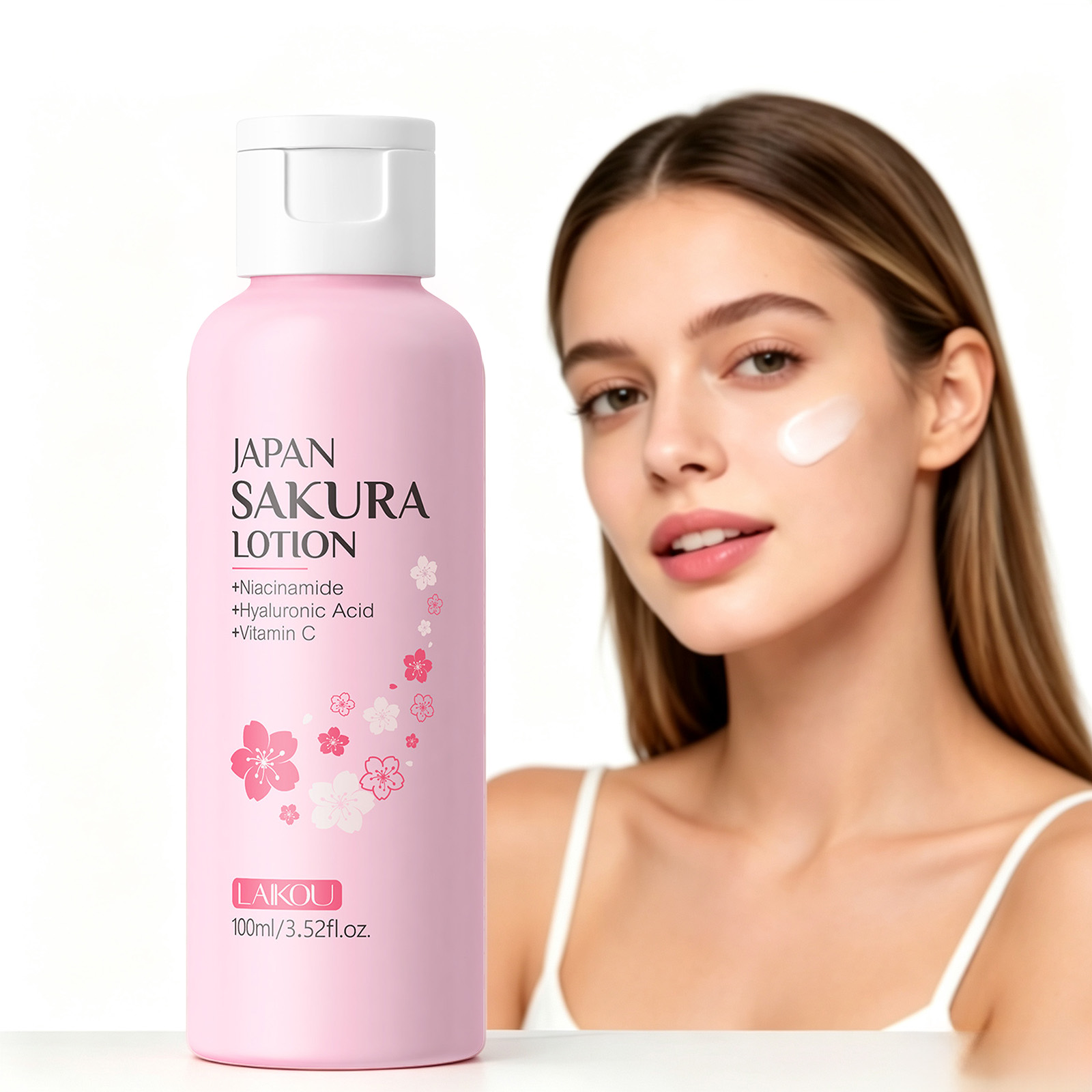 Loción Facial LAIKOU Sakura 10 - Niacinamide Pore Shrinking Essence reseña y precio