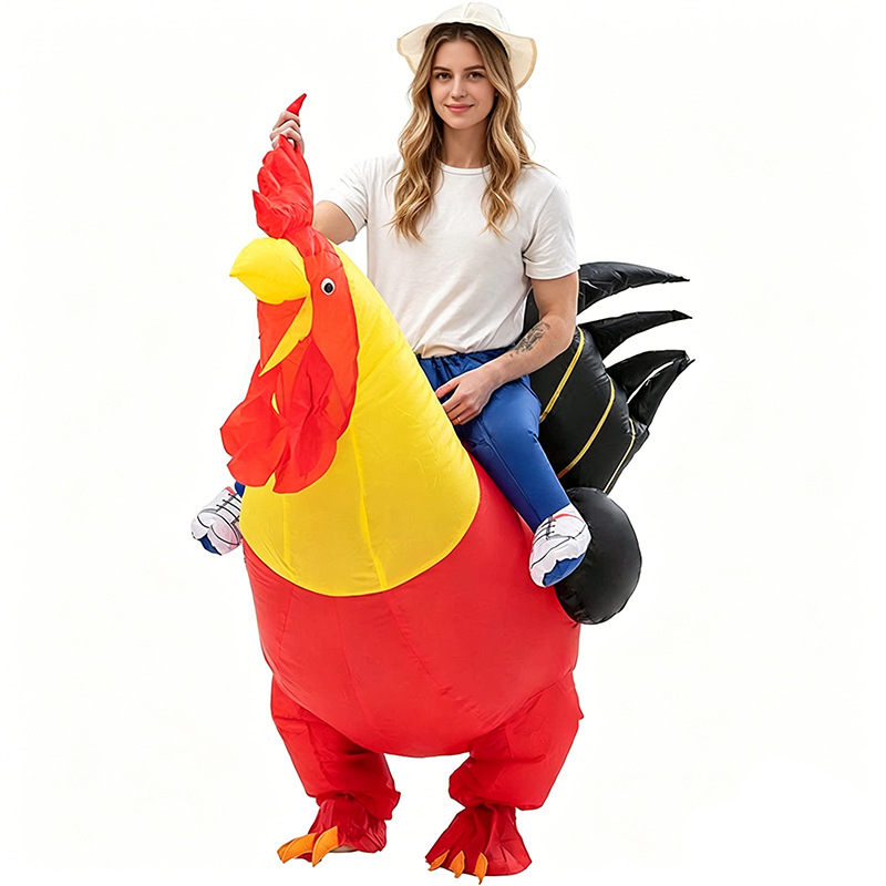 Disfraces hinchables de gallo  - Makeup reseña y precio
