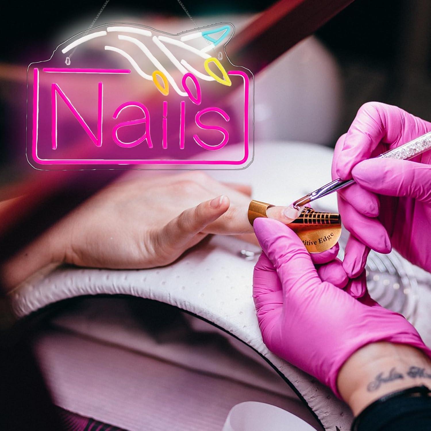 Letrero de neón para uñas, luc - Nail Art reseña y precio