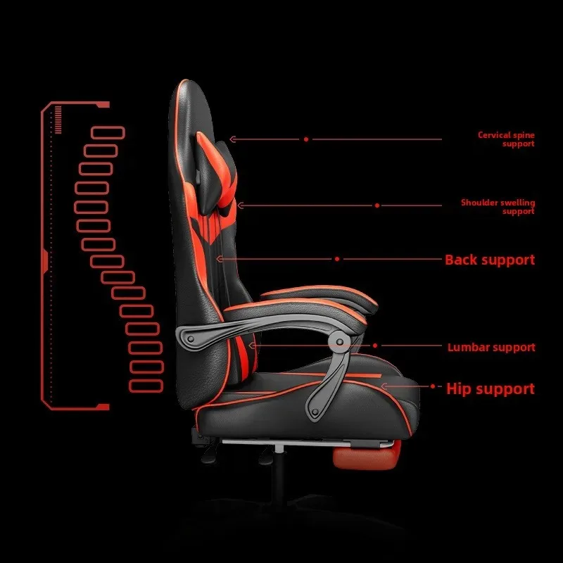Silla para e-sports con luces, - Massage reseña y precio